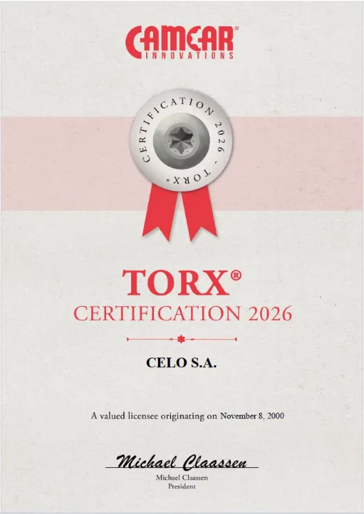 TORX® Zertifikat