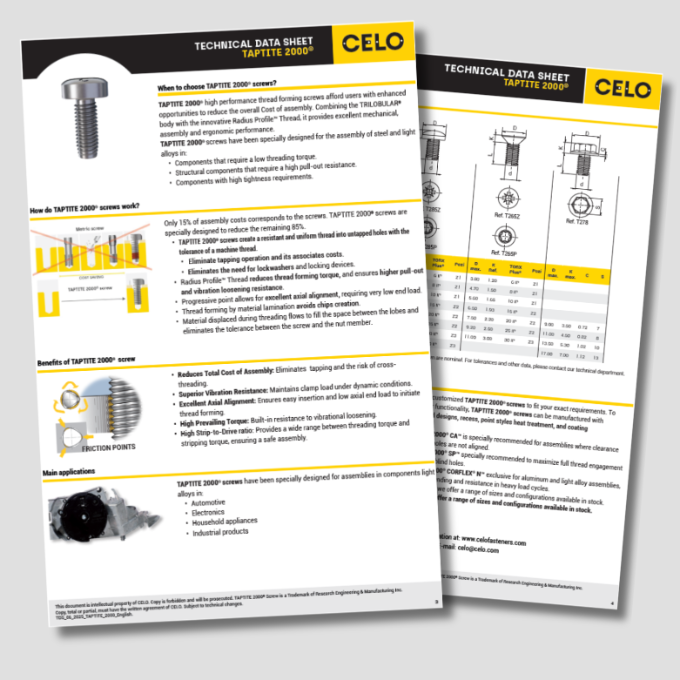 TAPTITE 2000® screws