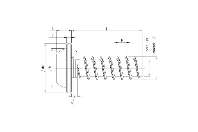 2D technical drawing