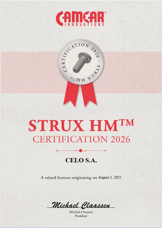 STRUX HM™ Certificate