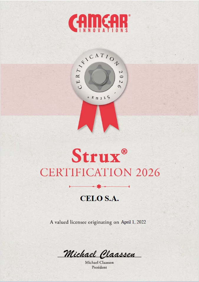 STRUX® Certificate