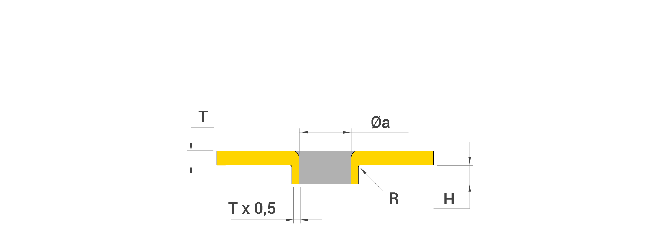 Hole dimensions for sheet metal assemblies