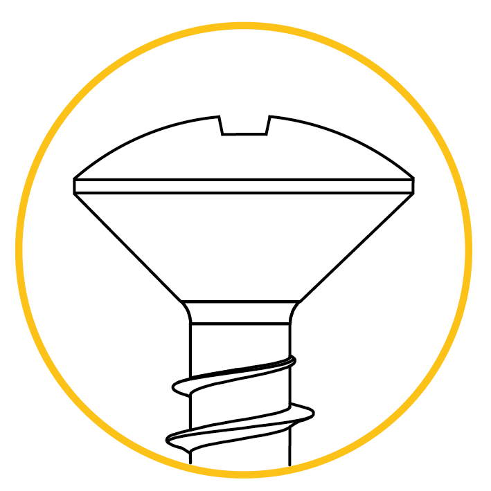 Oval Countersunk