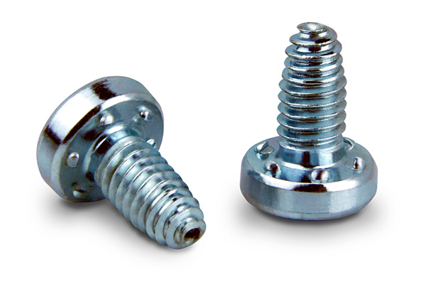 Tornillo EXTRUDE-TITE® zincado, cabeza alomada con estrías, TORX®